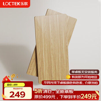 乐歌 升降桌超大桌板160cm*80cm