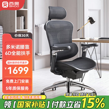 西昊Doro C300 人体工学椅电脑椅子办公椅可躺人工力学座椅久坐电竞椅