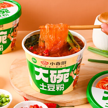 小香厨 大碗土豆粉122g*3桶