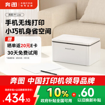 奔图 P1 Lite BP2301W 激光打印机