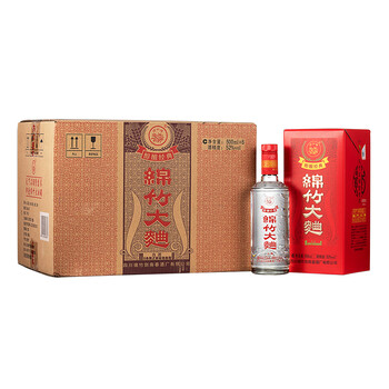 剑南春 绵竹大曲 红盒 52°浓香型白酒 500ml 6瓶