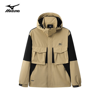 Mizuno 美津濃 熱賣(mài)清倉(cāng)！戶(hù)外休閑防風(fēng)工裝多口袋沖鋒衣（24年雙11同價(jià) 男女同款）