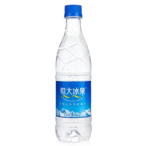 恒大冰泉长白山天然矿泉水500ml*24