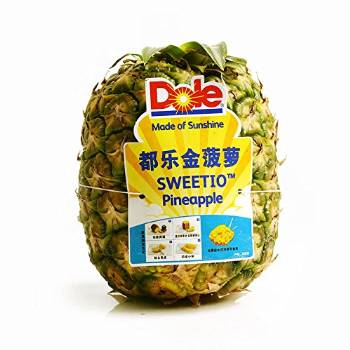 dole 都乐 菲律宾都乐无冠菠萝 2只装 凤梨金菠萝 单果1100g左右(北京