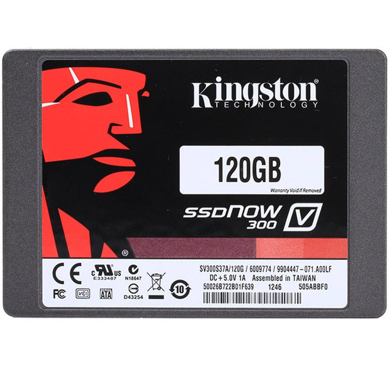 苏宁自营 金士顿 (Kingston) V300 120G SATA3 2.5英寸 SSD固态硬盘