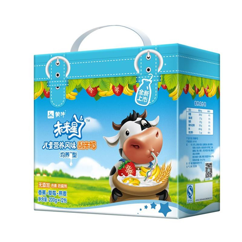 蒙牛未来星儿童营养风味酸牛奶200g*12盒