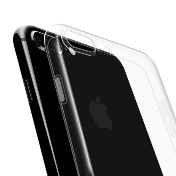 i友会 iPhone7 plus手机壳/手机套 苹果7 plus保护壳保护套 硅胶透明防摔软壳 适用于苹果iphone7 plus