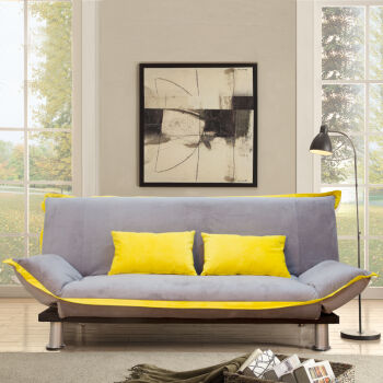 雅客集 沙发床 多功能折叠 小户型沙发 灰色fb