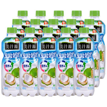【京东超市】美汁源 果粒奶优 椰子味 450g*15瓶 整箱