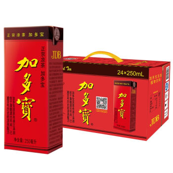 11点抢购 【京东超市】加多宝 凉茶植物饮料利乐包 250ml*24 箱装