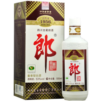 京東超市郎酒老郎酒195653度醬香型白酒500ml