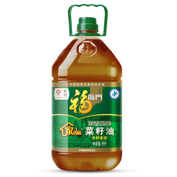 【京东超市】福临门家香味浓香压榨菜籽油(非转压榨)5l 中粮出品